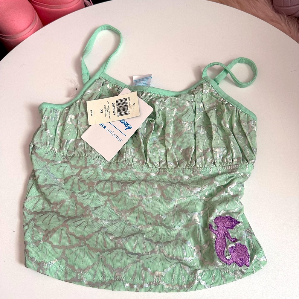 Hot topic the little mermaid crop top XS